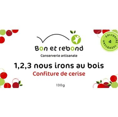 Confiture de Cerise - Bocal 130g