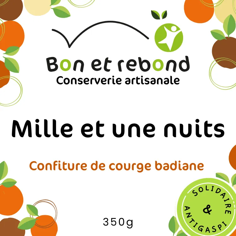 Confiture de Courge Badiane - Bocal 350g