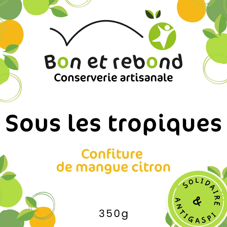 Confiture de Mangue Citron - Bocal 350g