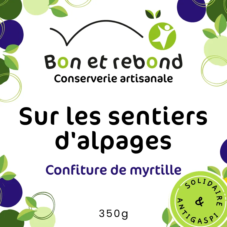 Confiture de Myrtille - Bocal 350g