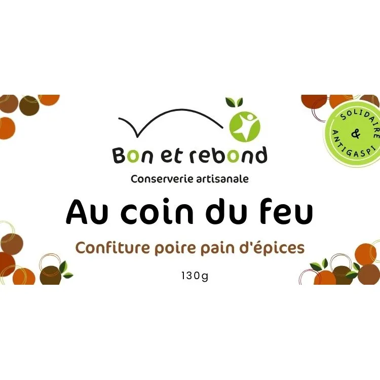 Confiture de Poire Pain d'Epices - Bocal 130g