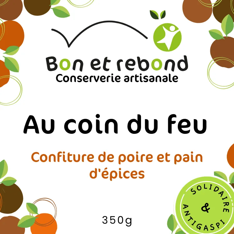Confiture de Poire Pain d'Epices - Bocal 350g