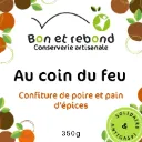 Confiture de Poire Pain d'Epices - Bocal 350g