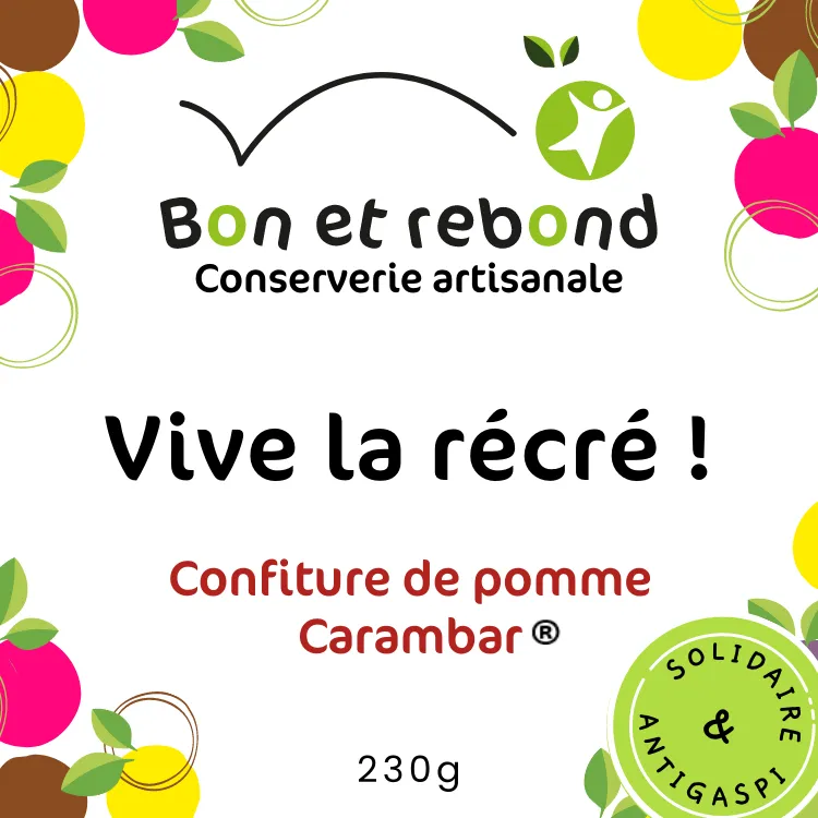 Confiture de Pomme Caramel - Bocal 350g