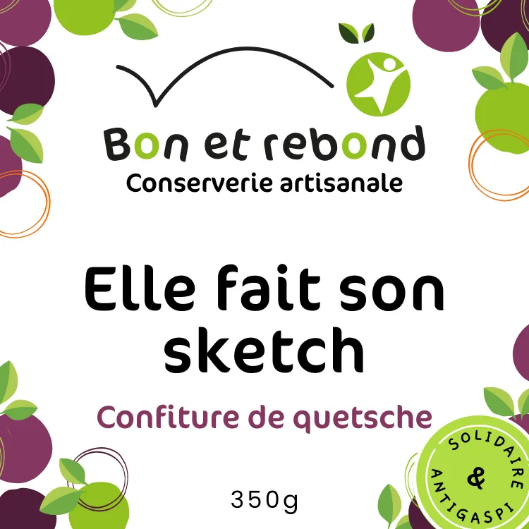 Confiture de Quetsche - Bocal 350g