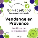 Confiture de Raisin Lavande - Bocal 350g