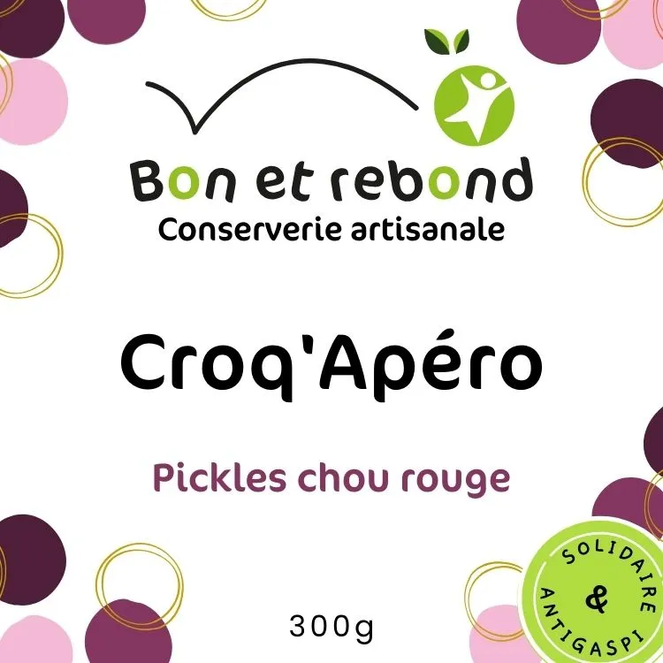 Croque apéro de Chou rouge - Bocal 300g
