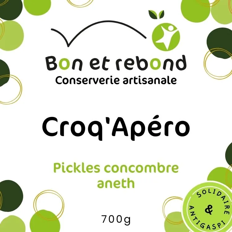 Croque apéro de Concombre - Bocal 300g