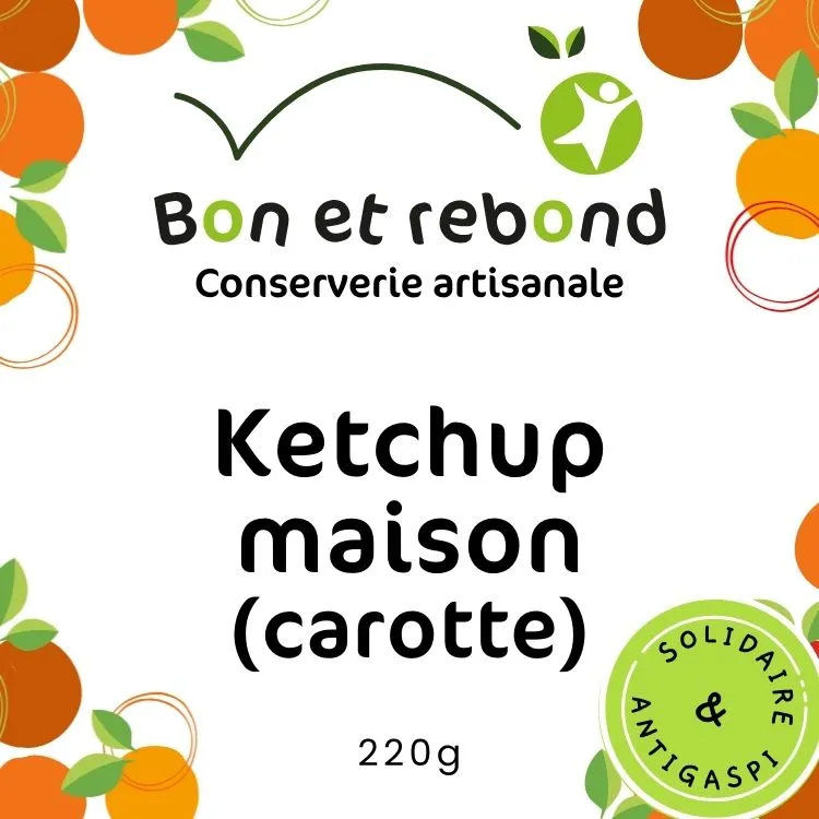 Ketchup Maison Orange (Carotte) - Bocal 220g