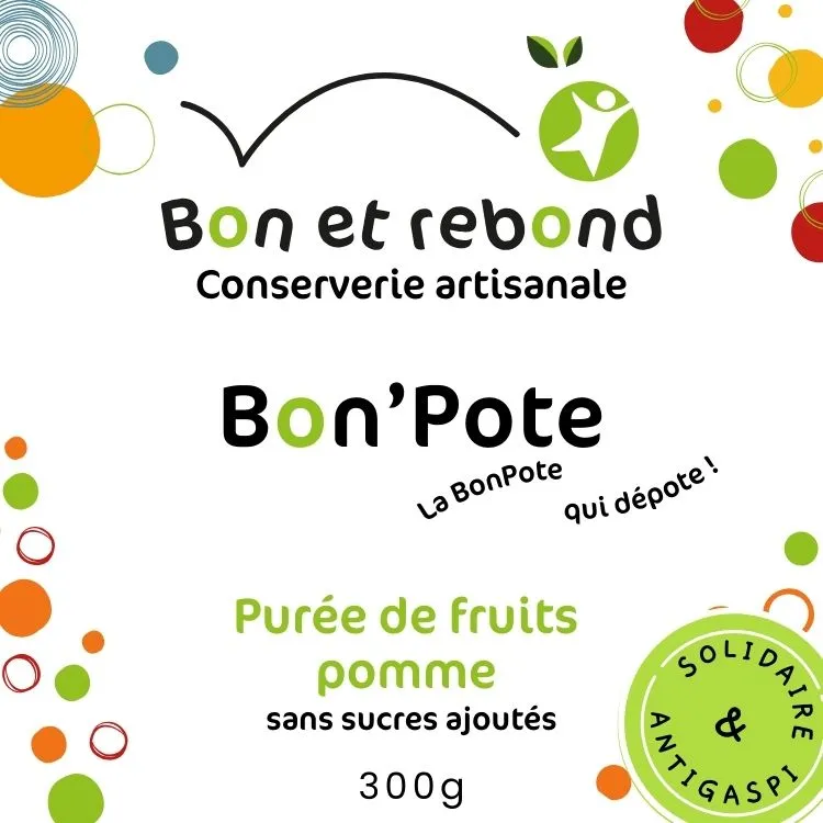 Purée de fruit de Pomme - Bocal 300g