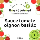 Sauce Tomate Rouge Oignon Basilic - Bocal 300g