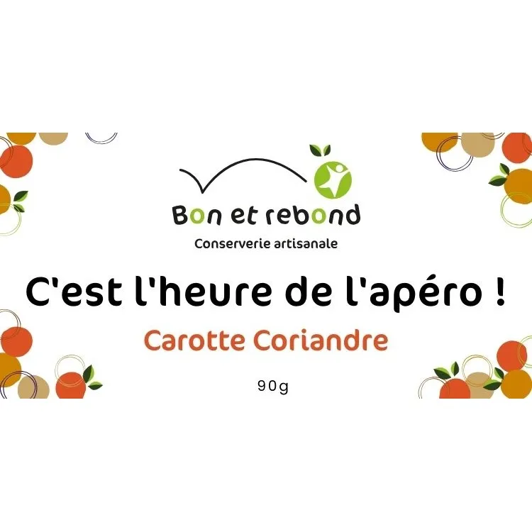 Tartinade de Carotte Coriandre - Bocal 90g