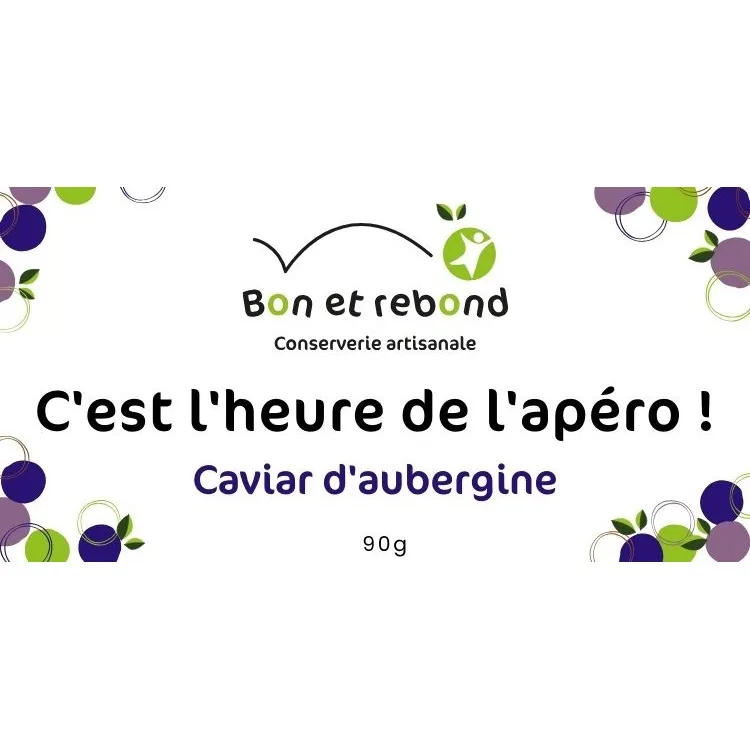 Tartinade de Caviar d'Aubergines - Bocal 90g