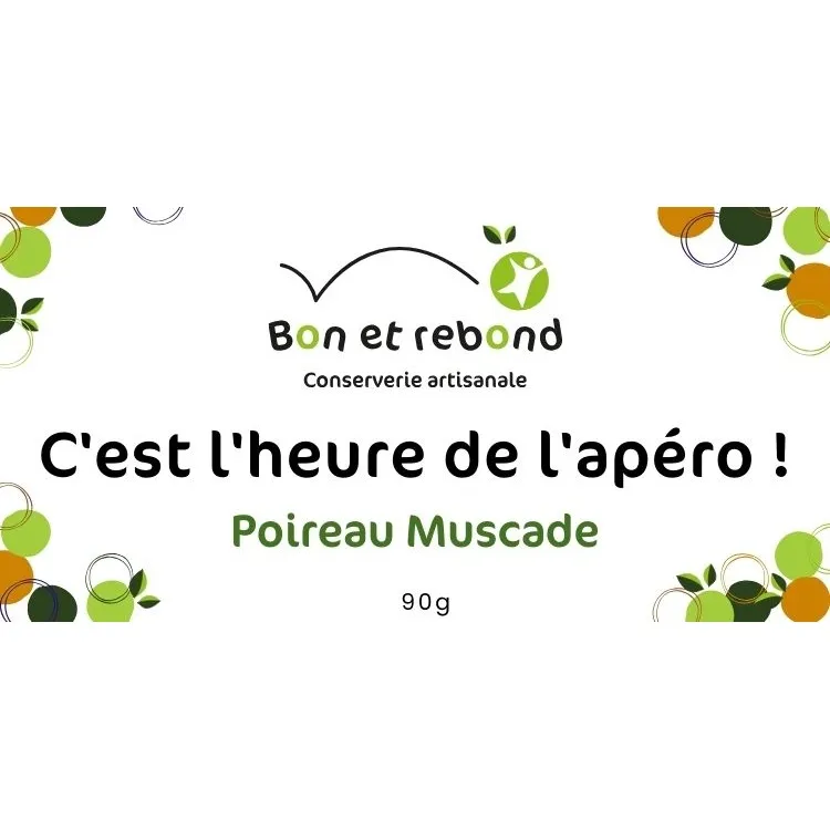 Tartinade de Poireau Muscade - Bocal 90g