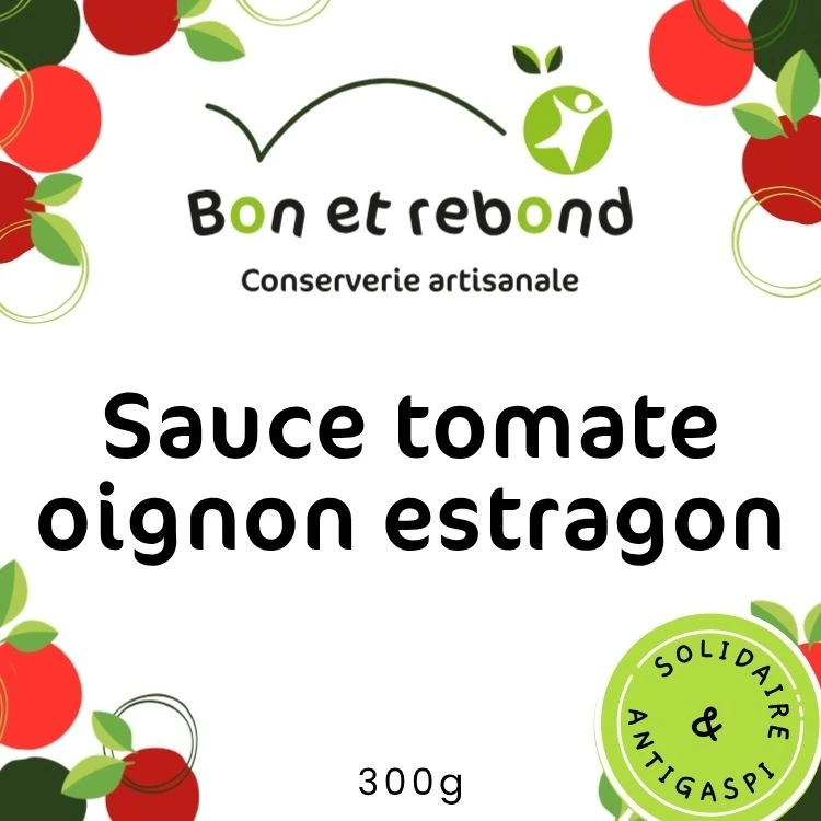 Sauce Tomate Rouge Oignon Estragon - Bocal 300g